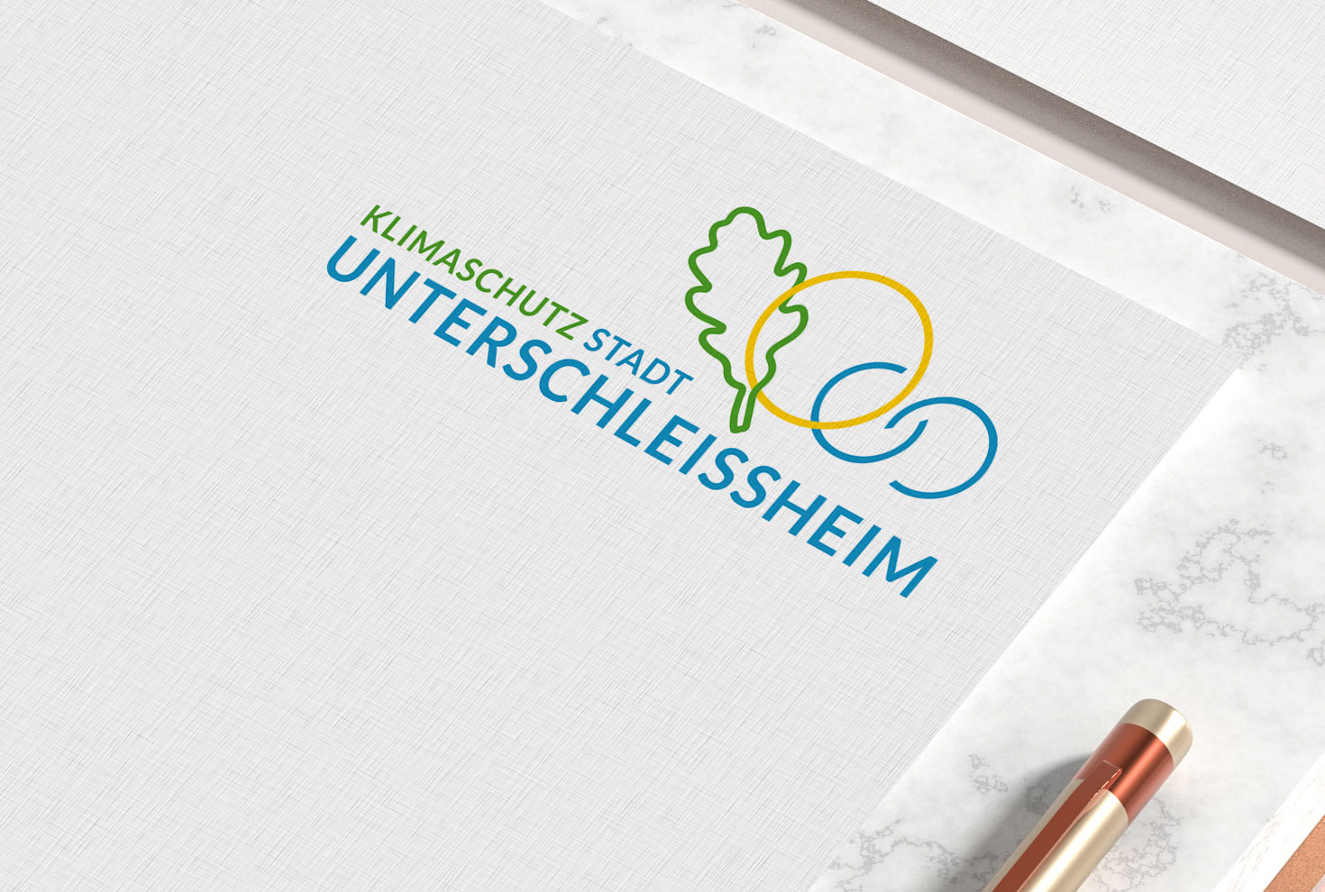 Logo Klimaschutz Unterschleissheim brief