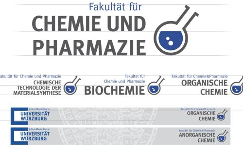 Logo design Fakultät für Chemie und Pharmazie / Universität Würzburg